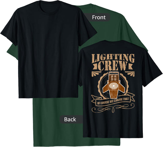 Light Guy Shirt LIGHTING CREW Gift Stage Crew T-Shirt - T-Shirt | Forest