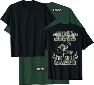 WELDER FABRICATORS Funny Welders Welding Backside (On back) T-Shirt - T-Shirt | Forest