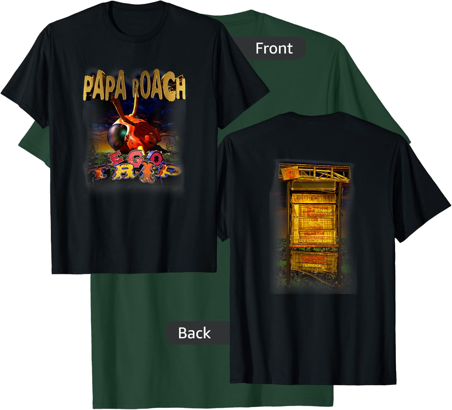 Papa Roach - Official Merchandise - Ego Trip T-Shirt - T-Shirt | Forest