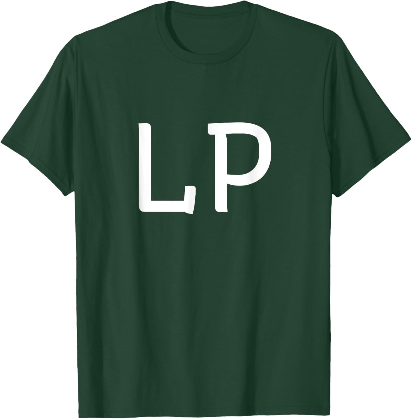 LP Two Letter Pair - Elegant Personalized Initials T-Shirt - T-Shirt | Forest