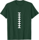 Fun & Easy Halloween Football Costume Ball Laces Brown T-Shirt - T-Shirt | Forest