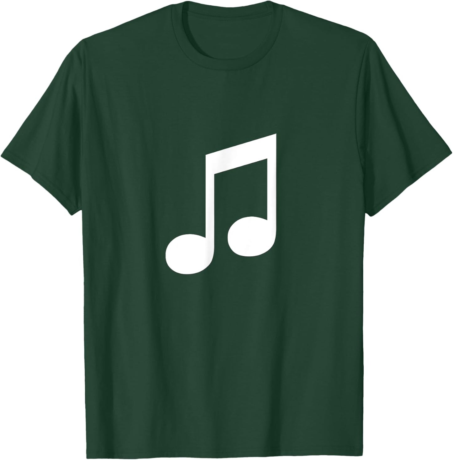 Eighth 8th Music Note Musician T-Shirt - T-Shirt | Forest
