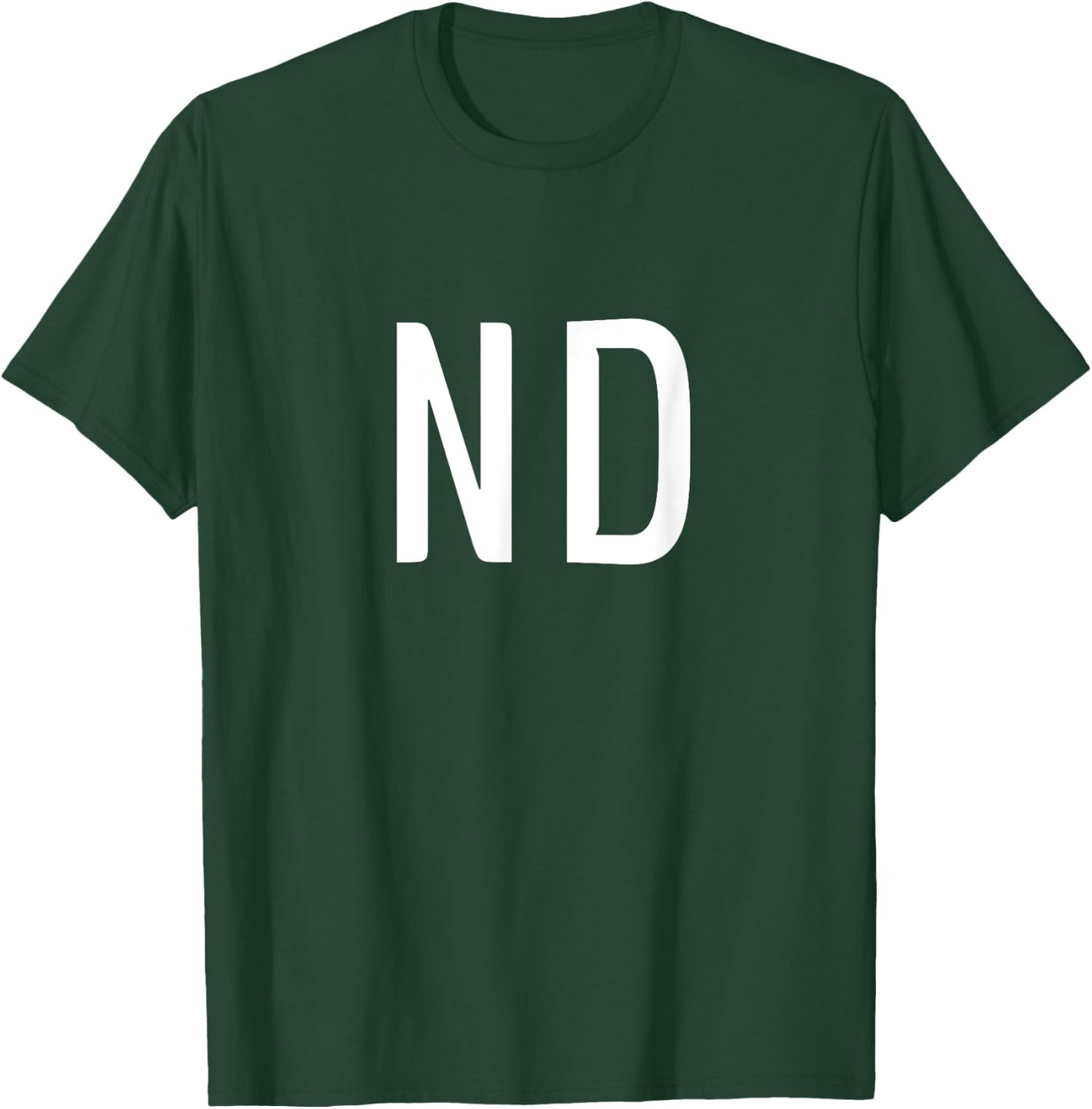 ND - Ireland Three Part Combo Design - Irish Flag Part 3 T-Shirt - T-Shirt | Forest