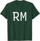 RM Two Letter Pair - Elegant Personalized Initials T-Shirt - T-Shirt | Forest