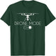 Retro Vintage Funny Drone Pilot T-Shirt - T-Shirt | Forest