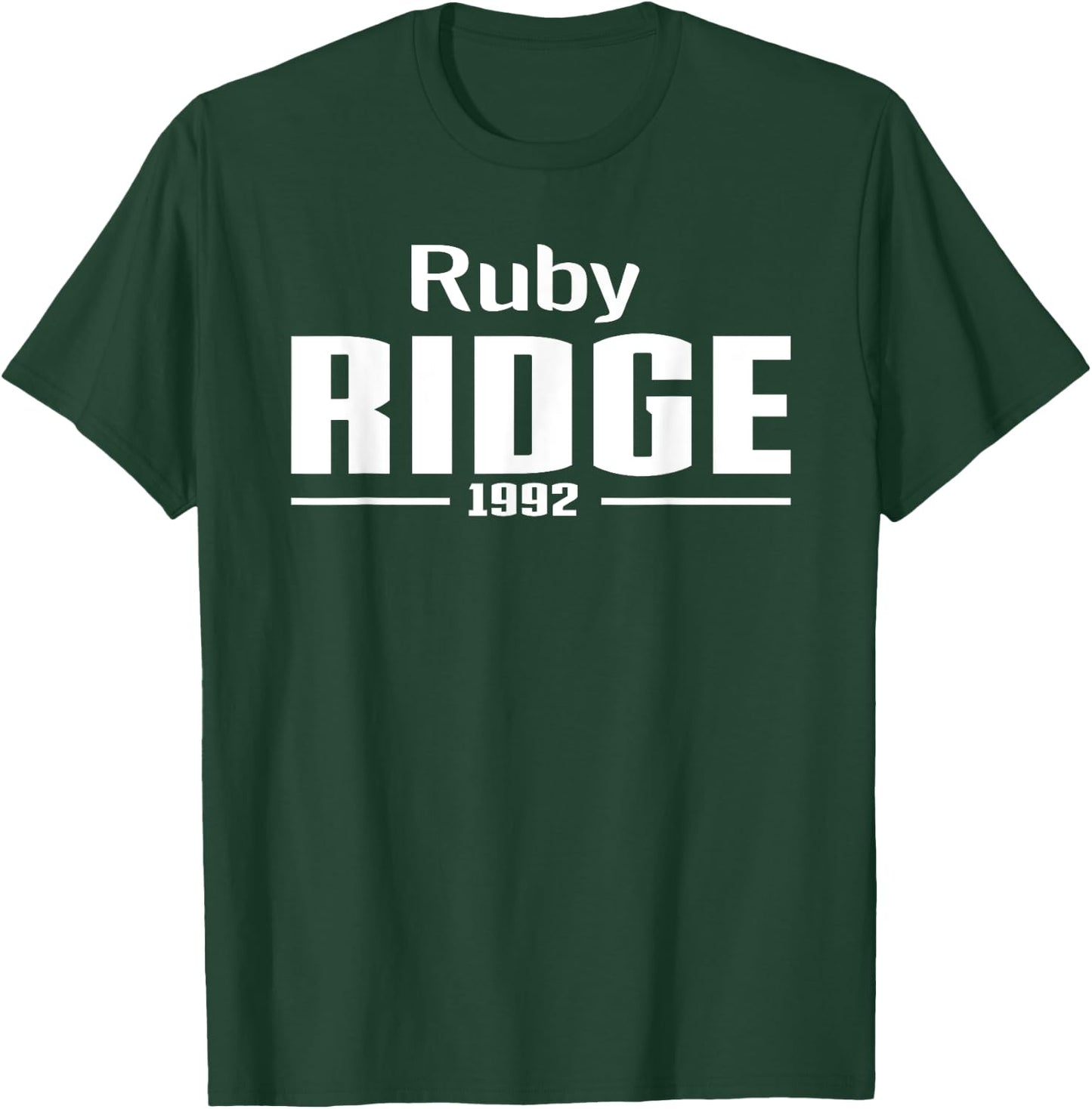 Ruby Ridge, Idaho 1992 T-Shirt - T-Shirt | Forest