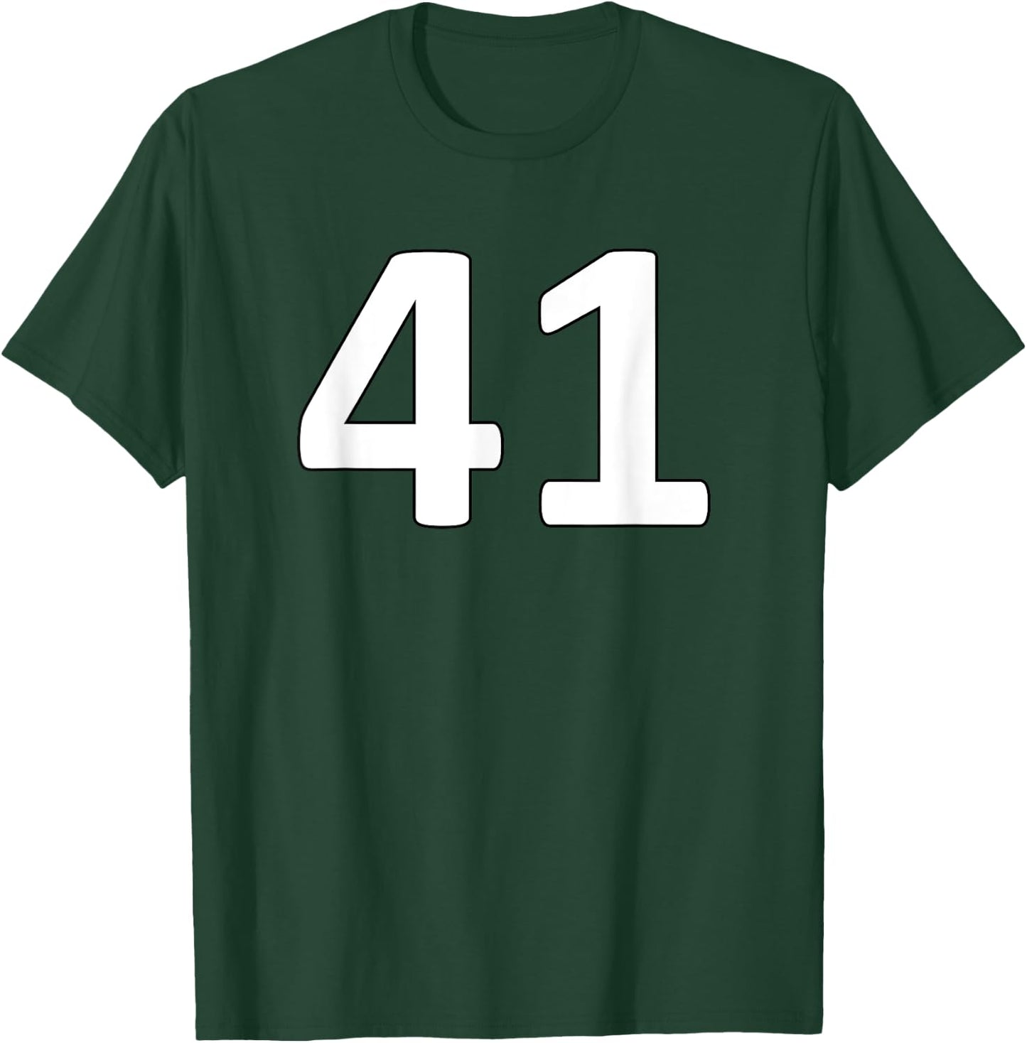 Number 41 Sports Jersey For Teams, Players, and Fans T-Shirt - T-Shirt | Forest