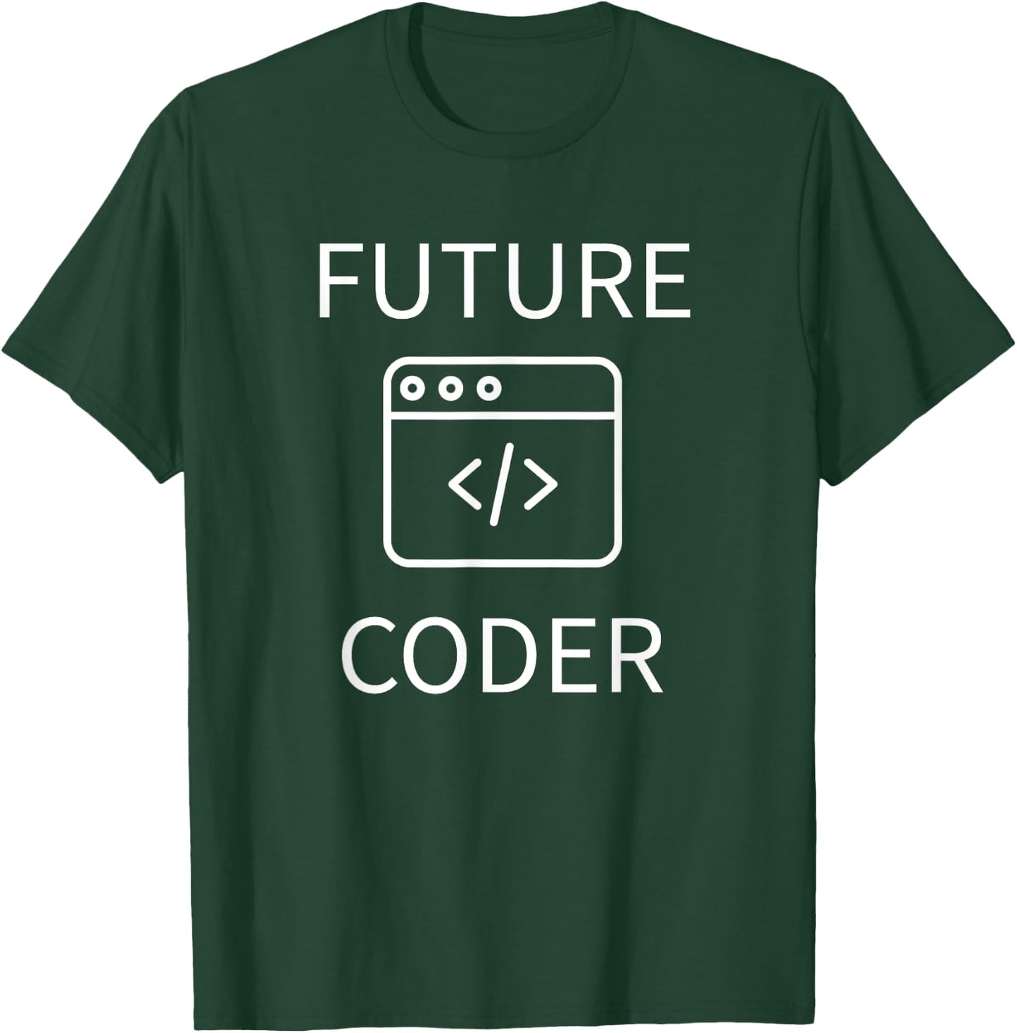 Future Coder Shirt Funny Boy Girl Teen Student Coding Gift T-Shirt - T-Shirt | Forest