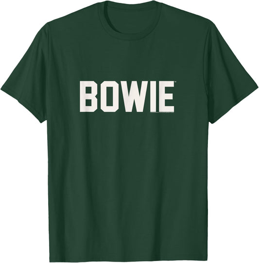 David Bowie - Athletic Logo T-Shirt - T-Shirt | Forest