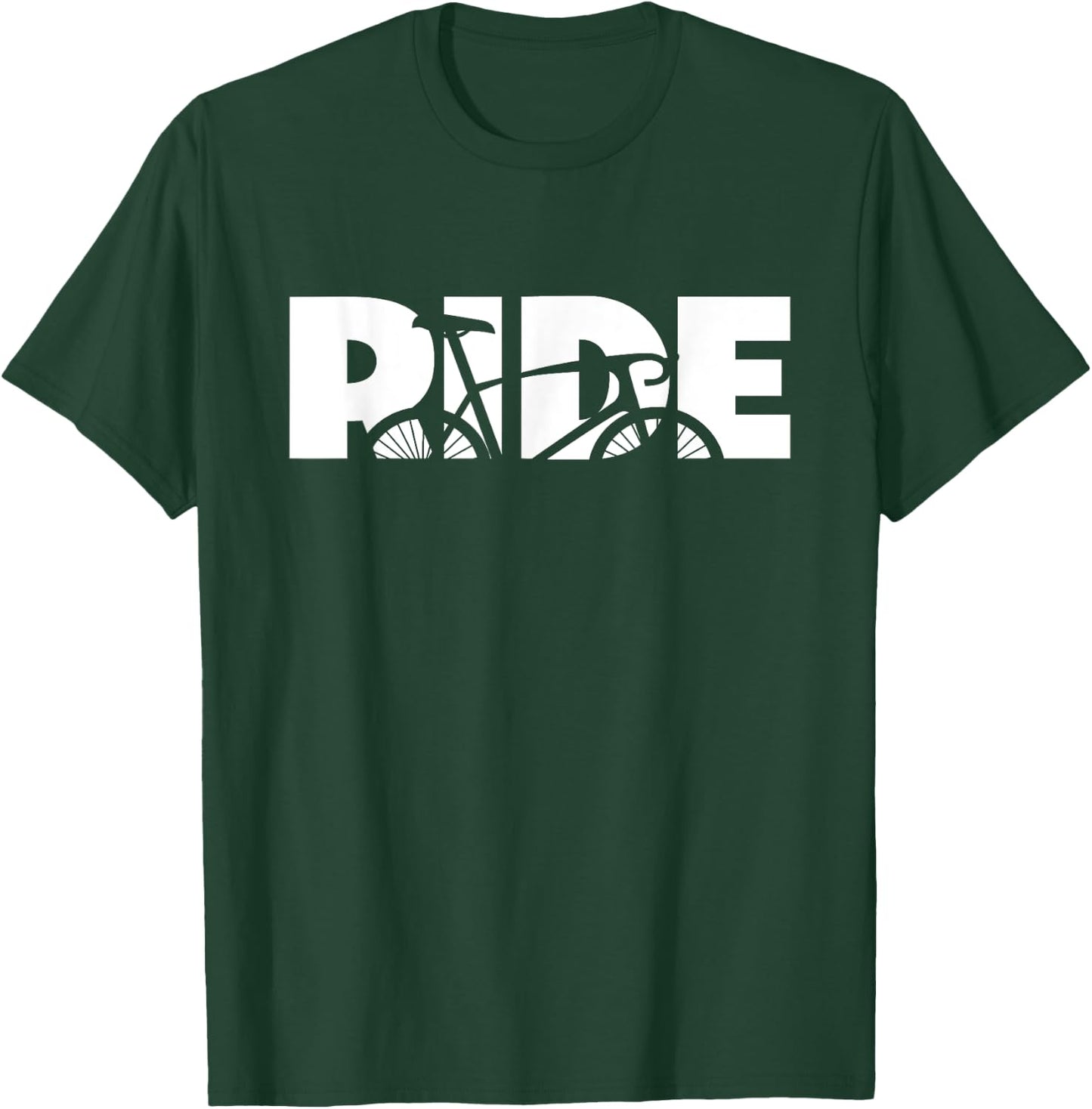 Road Biking Bicycle Cycling T-Shirt - T-Shirt | Forest
