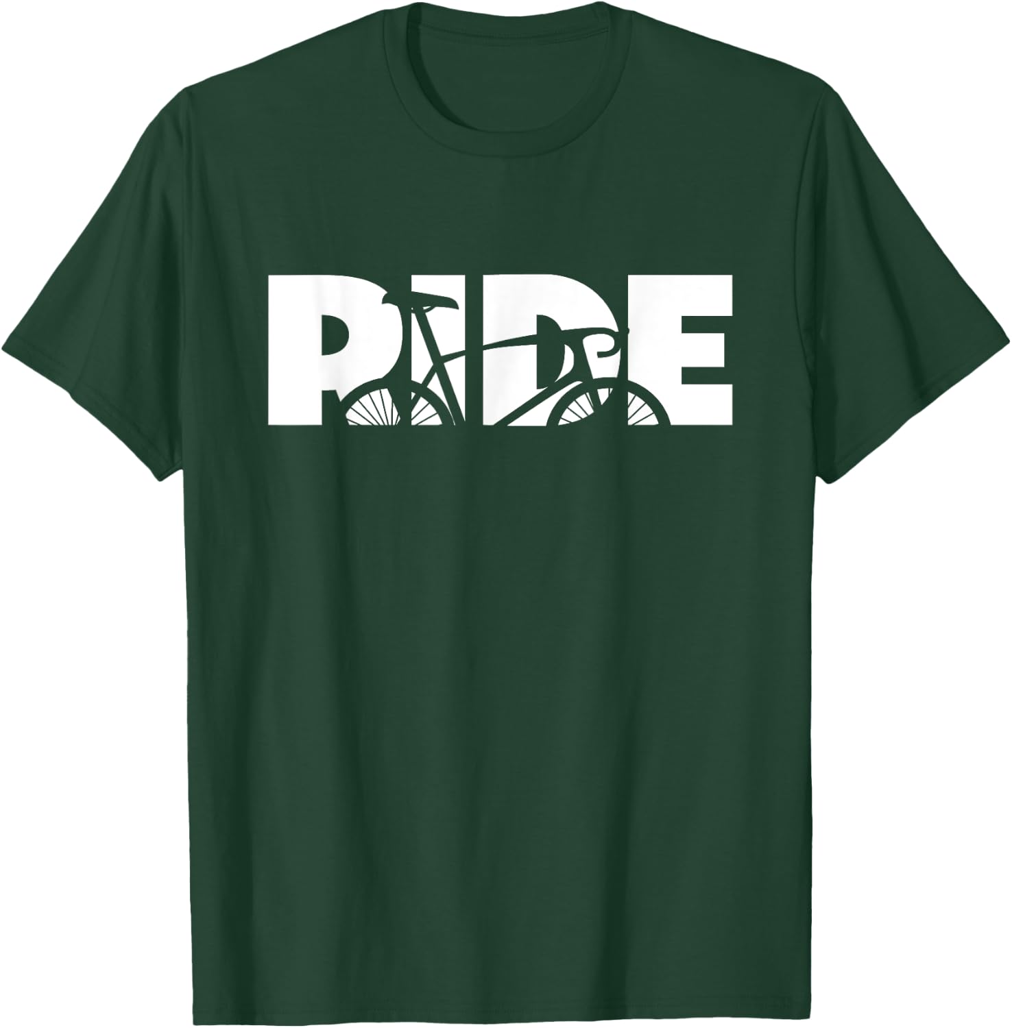 Road Biking Bicycle Cycling T-Shirt - T-Shirt | Forest