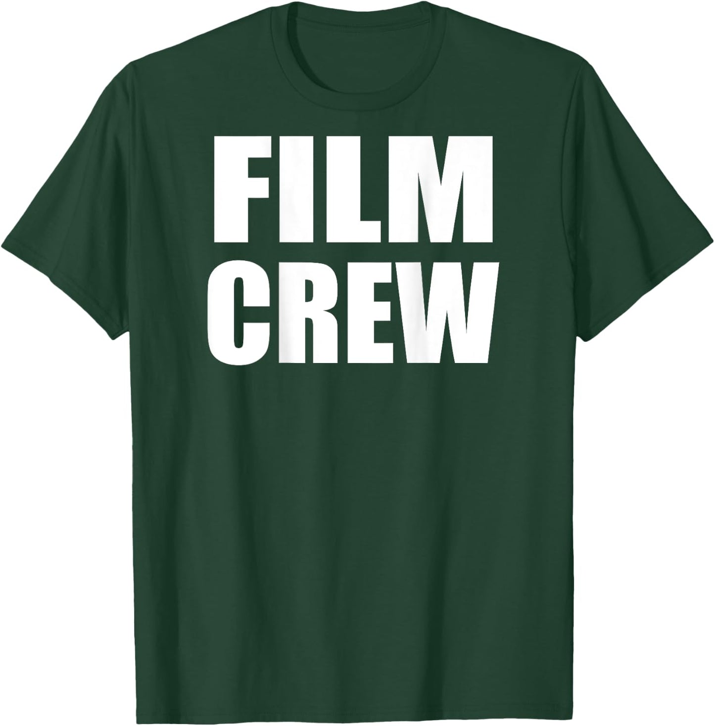 FILM CREW Bold Plain Text Print On Back T-Shirt - T-Shirt | Forest