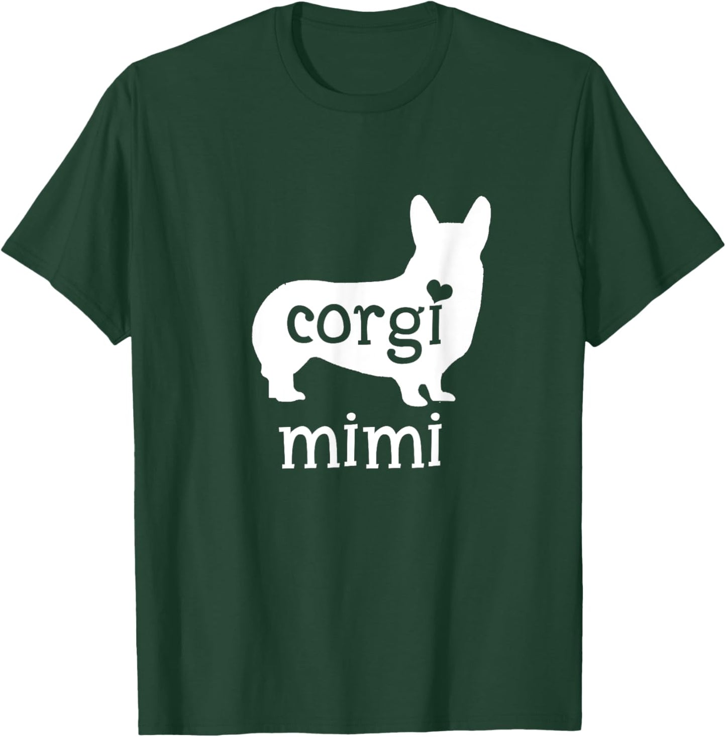 Corgi Mimi Shirt Corgi Grandma Dog Lover Mother's Day Gifts T-Shirt - T-Shirt | Forest