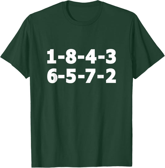 1-8-4-3-6-5-7-2 Firing Order Funny Offensive Rude T-Shirt - T-Shirt | Forest