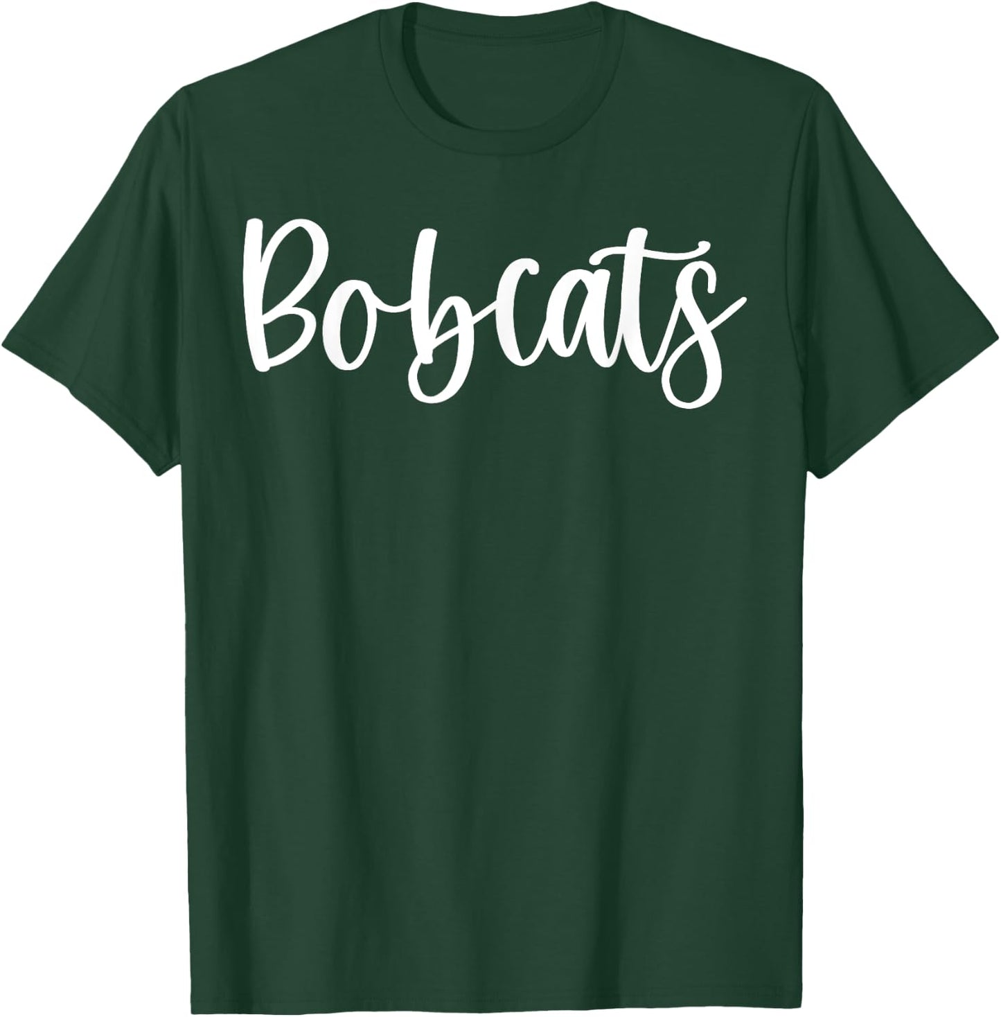 Bobcats School Spirit Team Mascot Game Night T-Shirt - T-Shirt | Forest