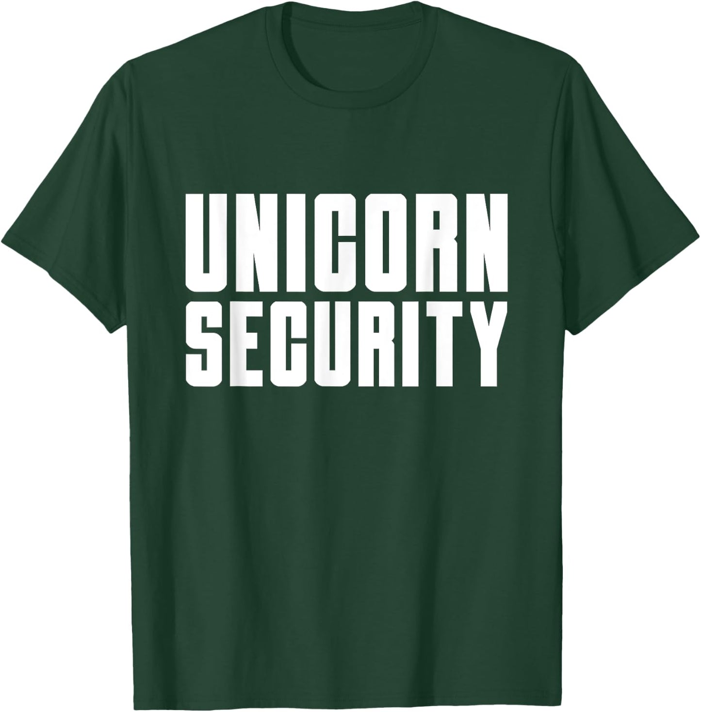 Unicorn Security Costume Mom Dad Daughter Funny Halloween T-Shirt - T-Shirt | Forest