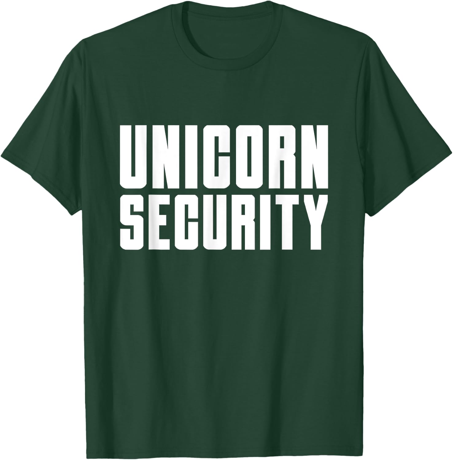 Unicorn Security Costume Mom Dad Daughter Funny Halloween T-Shirt - T-Shirt | Forest
