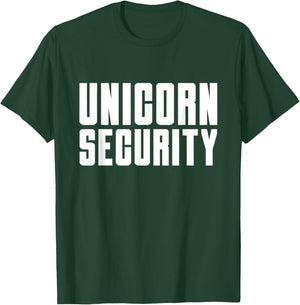 Unicorn Security Costume Mom Dad Daughter Funny Halloween T-Shirt - T-Shirt | Forest