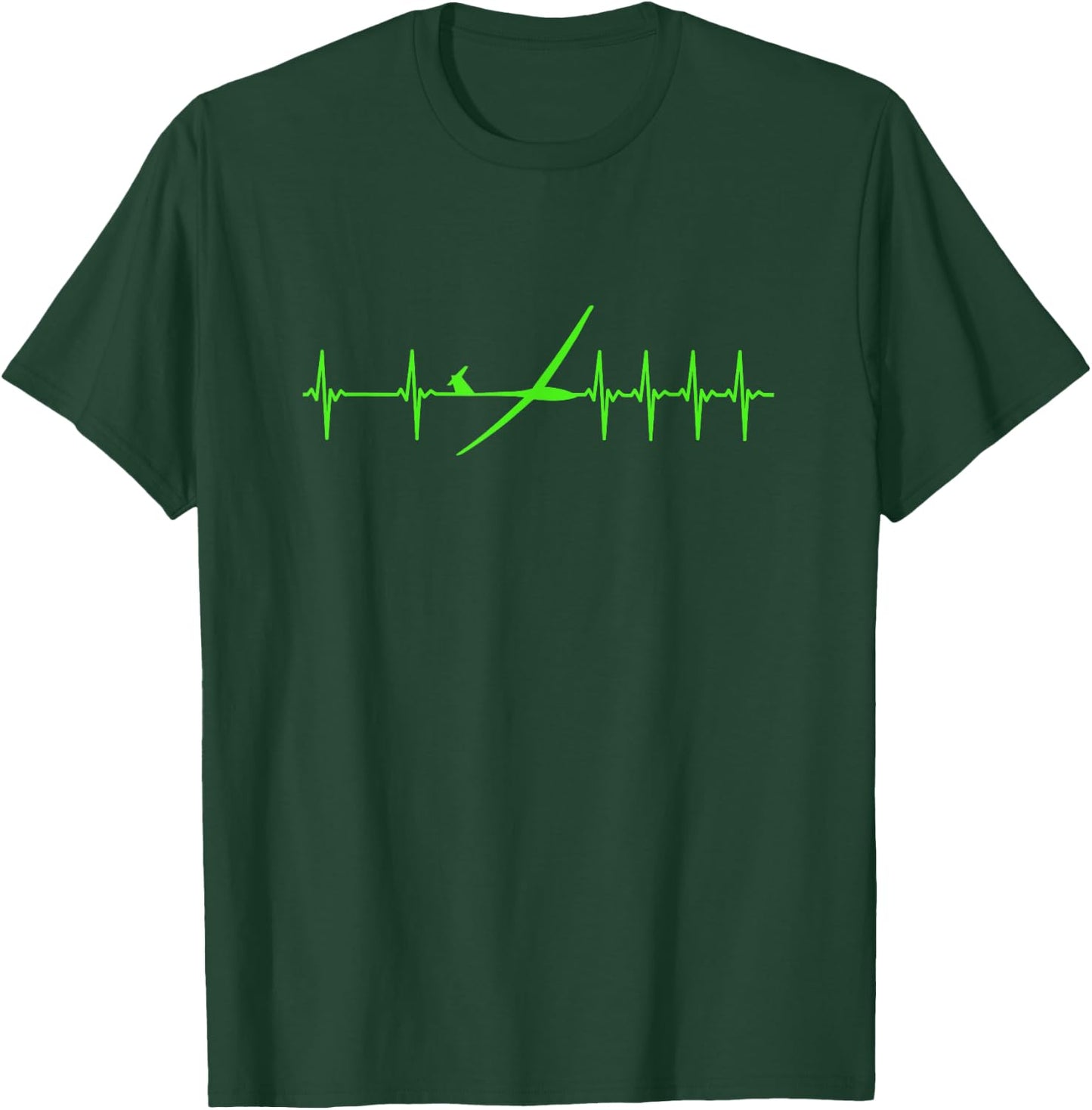 Glider Pilot Sailplane T Shirt T-Shirt - T-Shirt | Forest