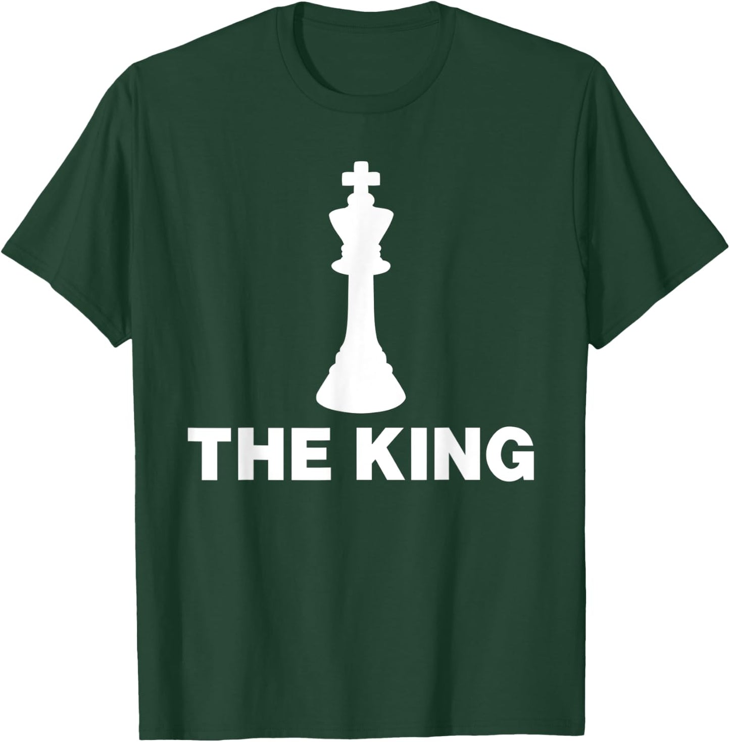 The King Couple Partner The Queen Chess Pieces Chess Lover T-Shirt - T-Shirt | Forest