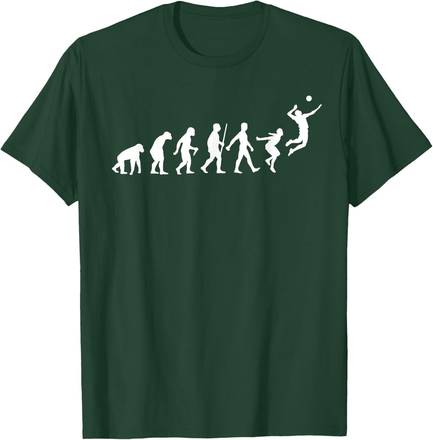 Funny Volleyball Design Women Ball Sports Athletes T-Shirt - T-Shirt | Forest