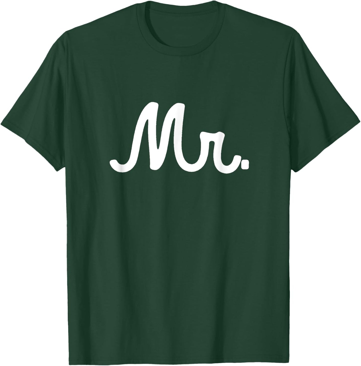 Mr. Mister for Groom at Wedding with Bride Vintage T-Shirt - T-Shirt | Forest