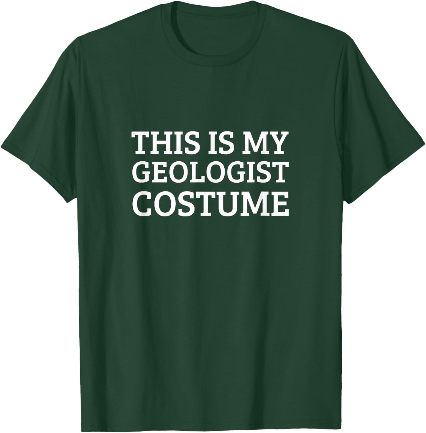 Geologist Costume Halloween T-Shirt - T-Shirt | Forest