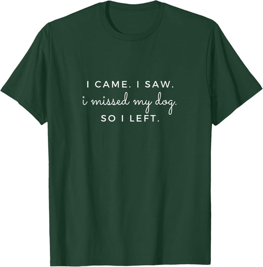 Funny Dog Lover Introvert Sarcasm for Adult Women Men T-Shirt - T-Shirt | Forest