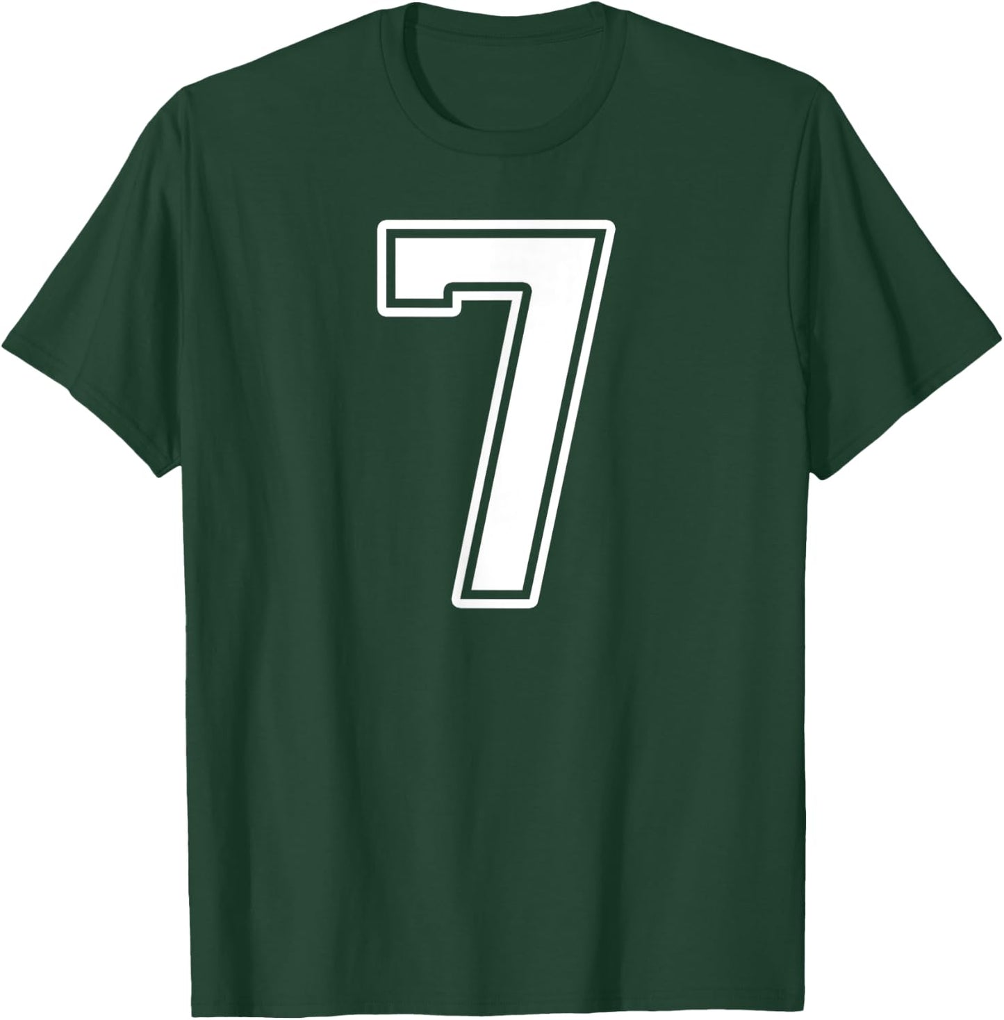 Number 7 Fan Player Jersey Style #7 Men Women Kids T-Shirt - T-Shirt | Forest
