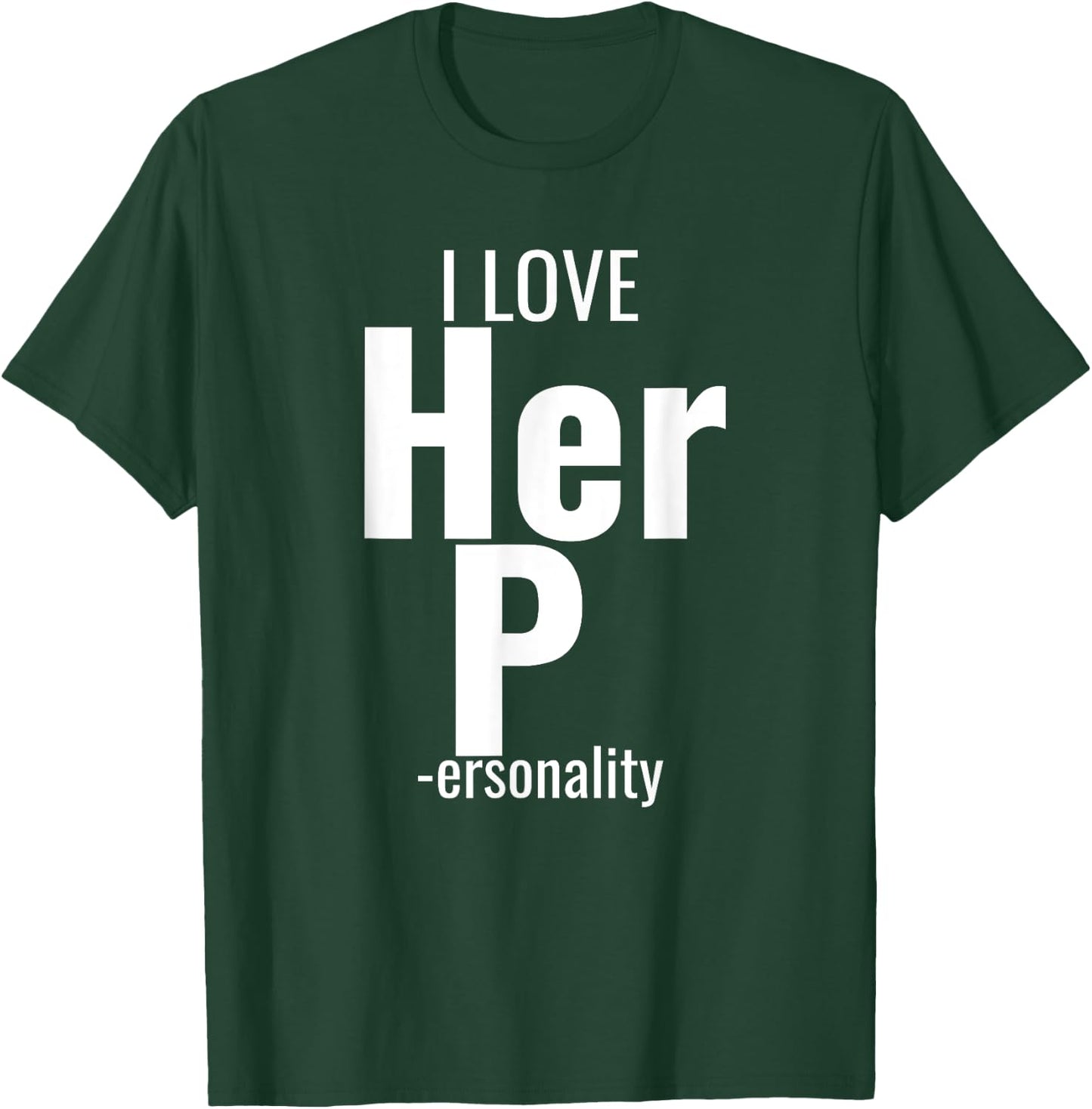 I Love His D- Love Her P- Funny Matching Couples T-Shirt - T-Shirt | Forest