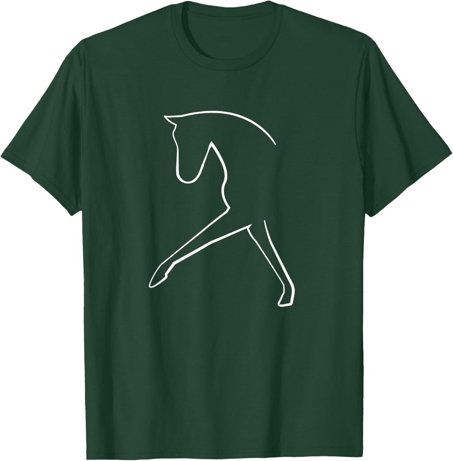 Dressage Horse Gift - Cute Dressage Horse T-Shirt - T-Shirt | Forest