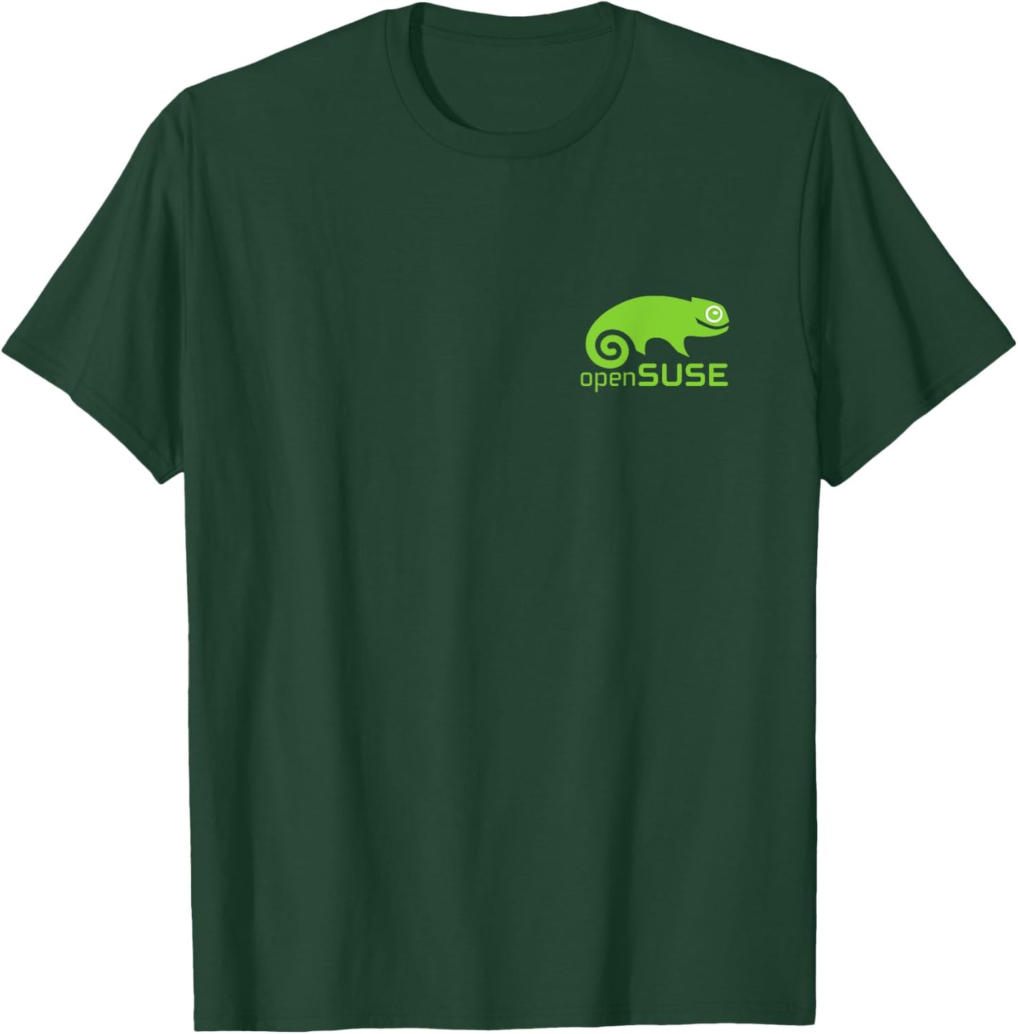 Linux openSUSE lover tagline & Logo Open Source Os T-Shirt - T-Shirt | Forest