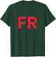 France Three Part Combo Design - French Flag Part 1 T-Shirt - T-Shirt | Forest