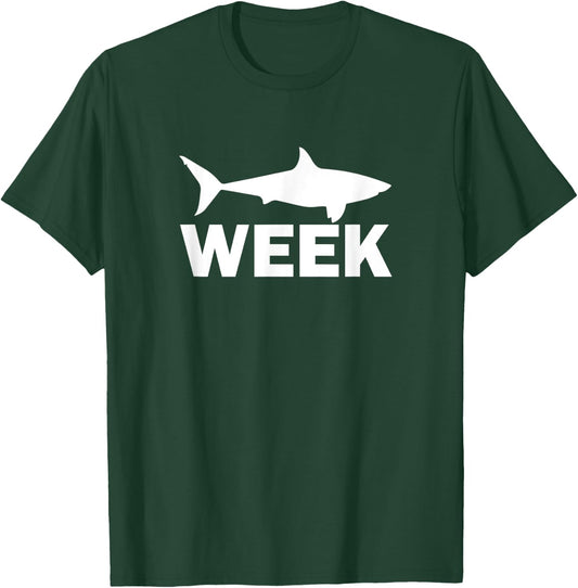 Week of Shark Funny Sharks Great Discovery Time T-Shirt - T-Shirt | Forest