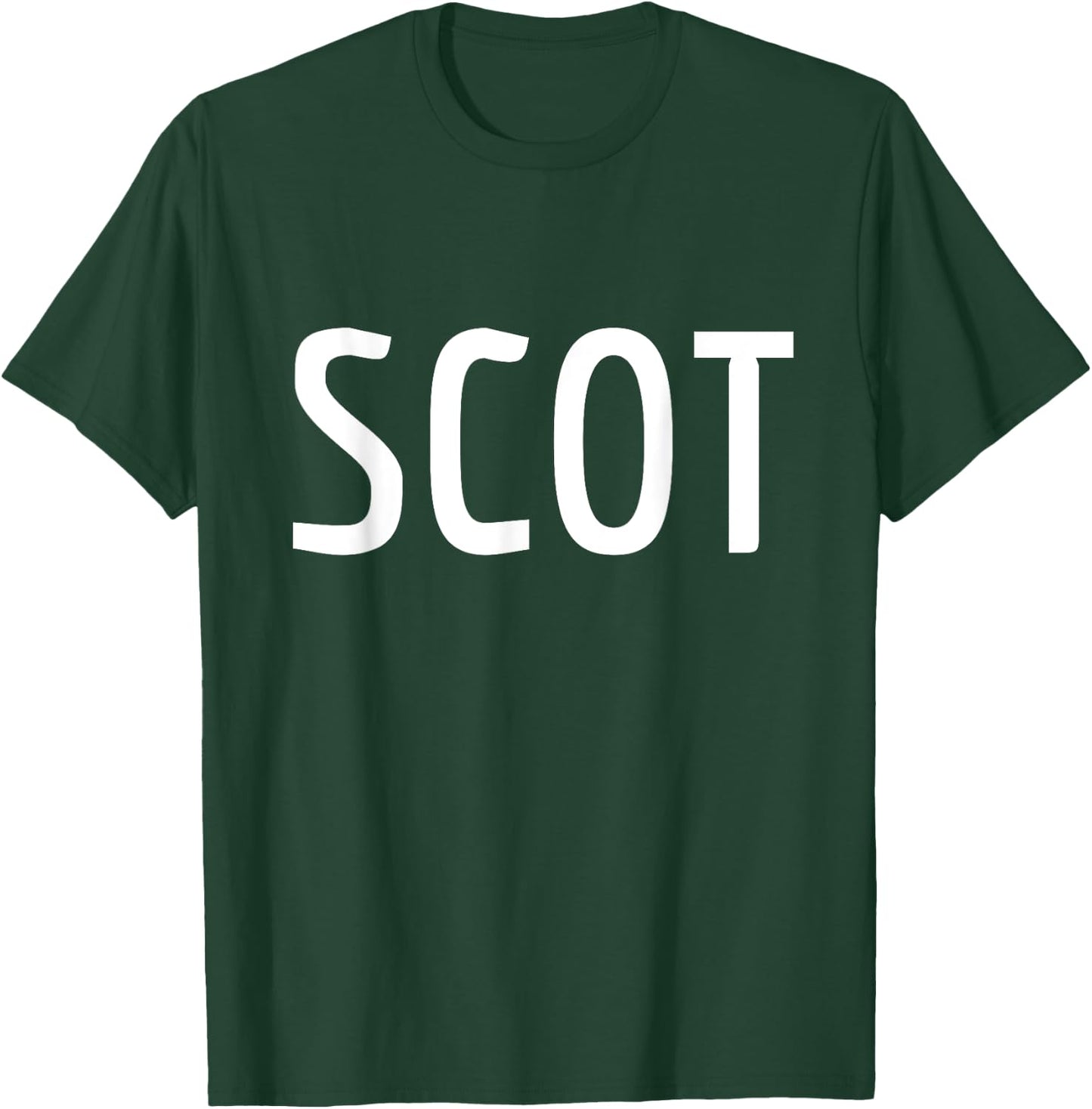 SCOT - Scotland Two Part Combo Design - Scottish Flag Part 1 T-Shirt - T-Shirt | Forest