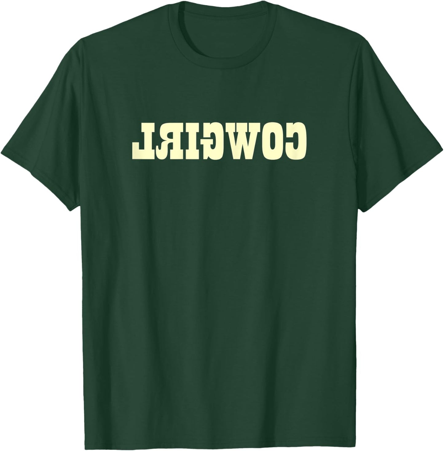 Funny Reverse Cowgirl lrigwoc Brown T-Shirt - T-Shirt | Forest