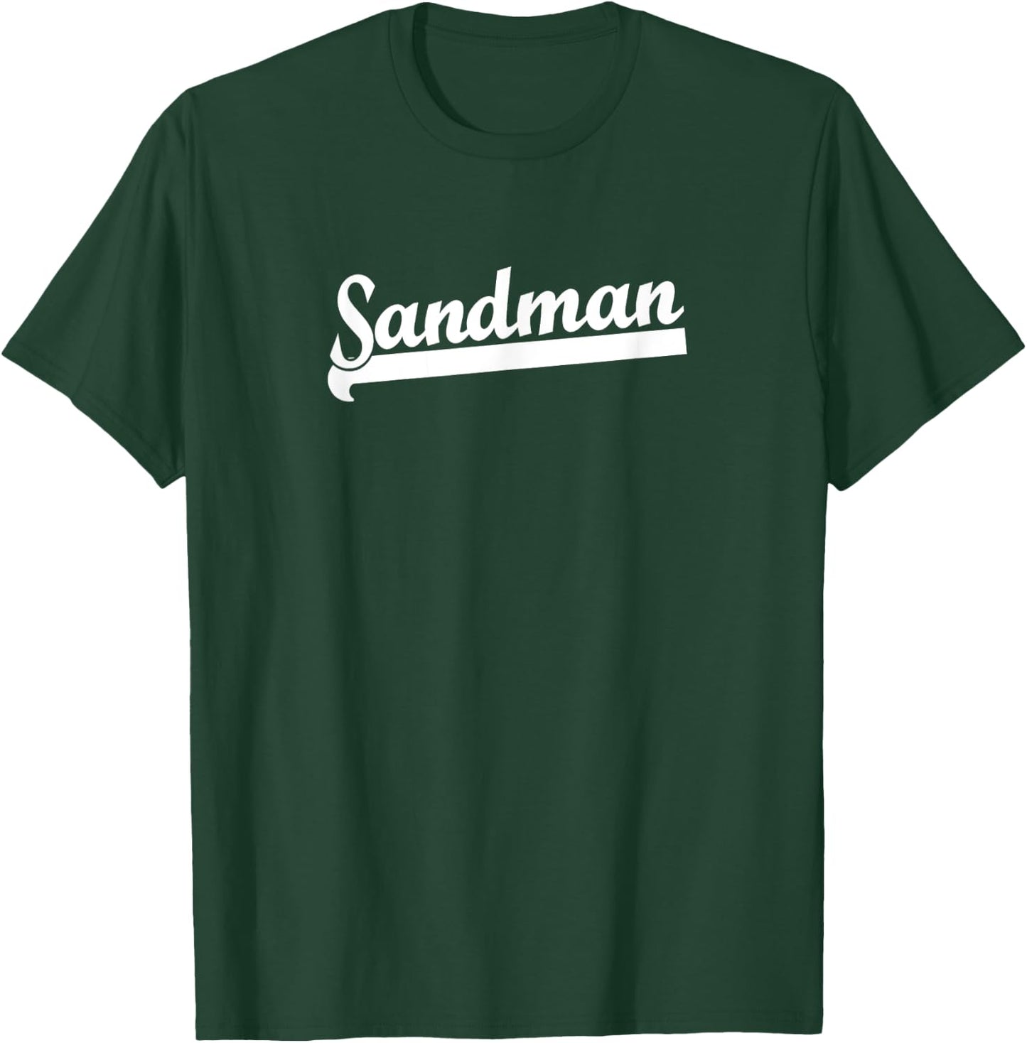 SANDMAN Family Sports Team Name Style T-Shirt - T-Shirt | Forest
