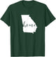 GA HOME Georgia Shirt Blouse Southern South T-Shirt - T-Shirt | Forest