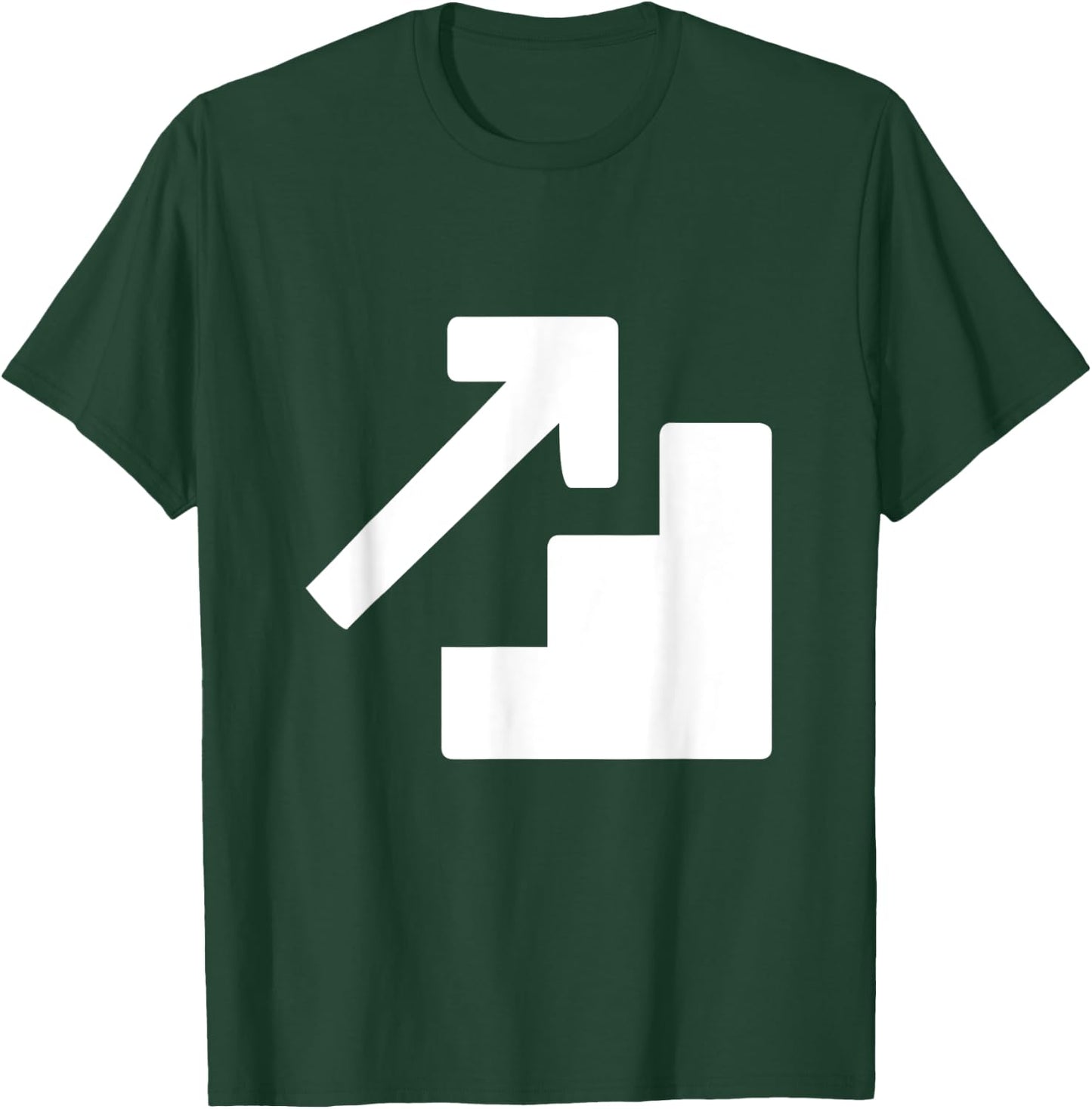 Stair Climb Exercise Tribute Workout T-Shirt - T-Shirt | Forest