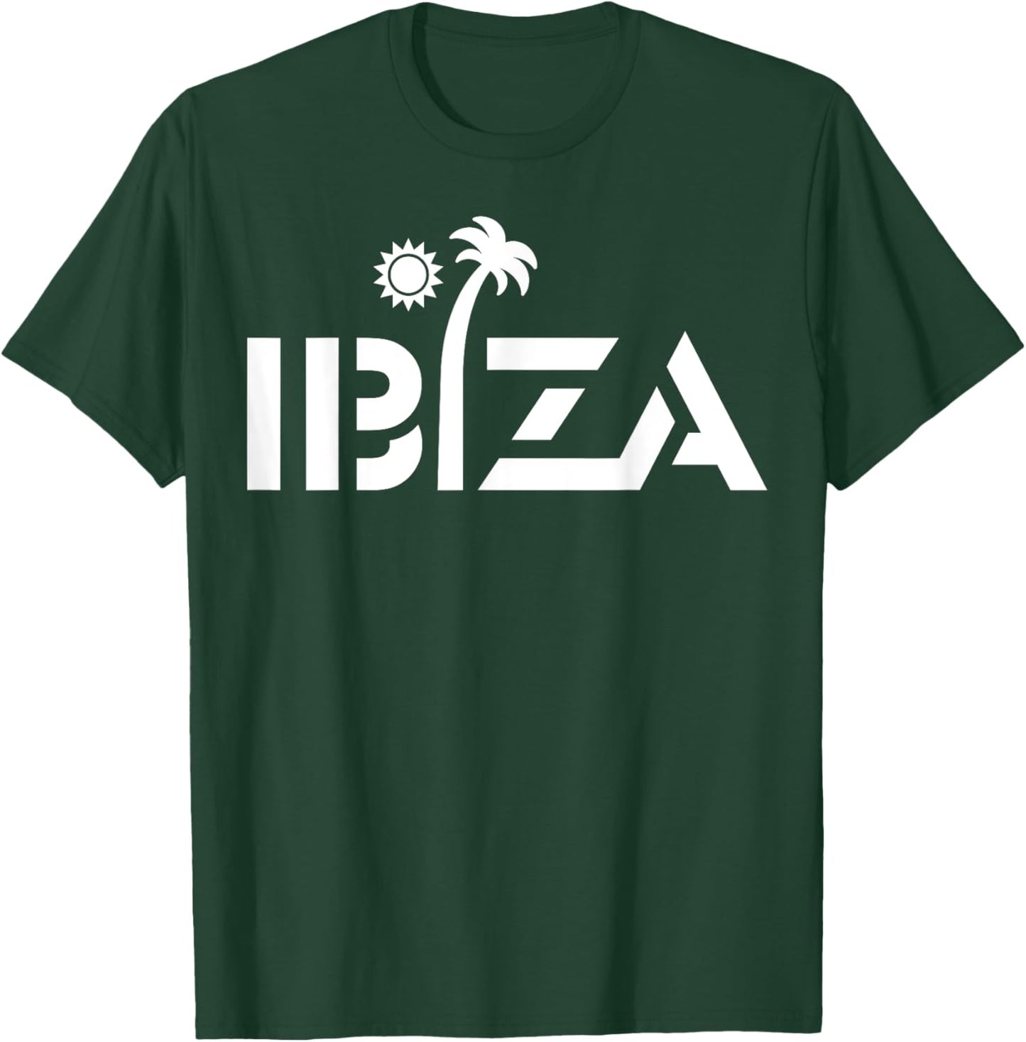 Ibiza Espana Beach Palm Tree Party Destination Gift Women Girls Kids T-Shirt - T-Shirt | Forest