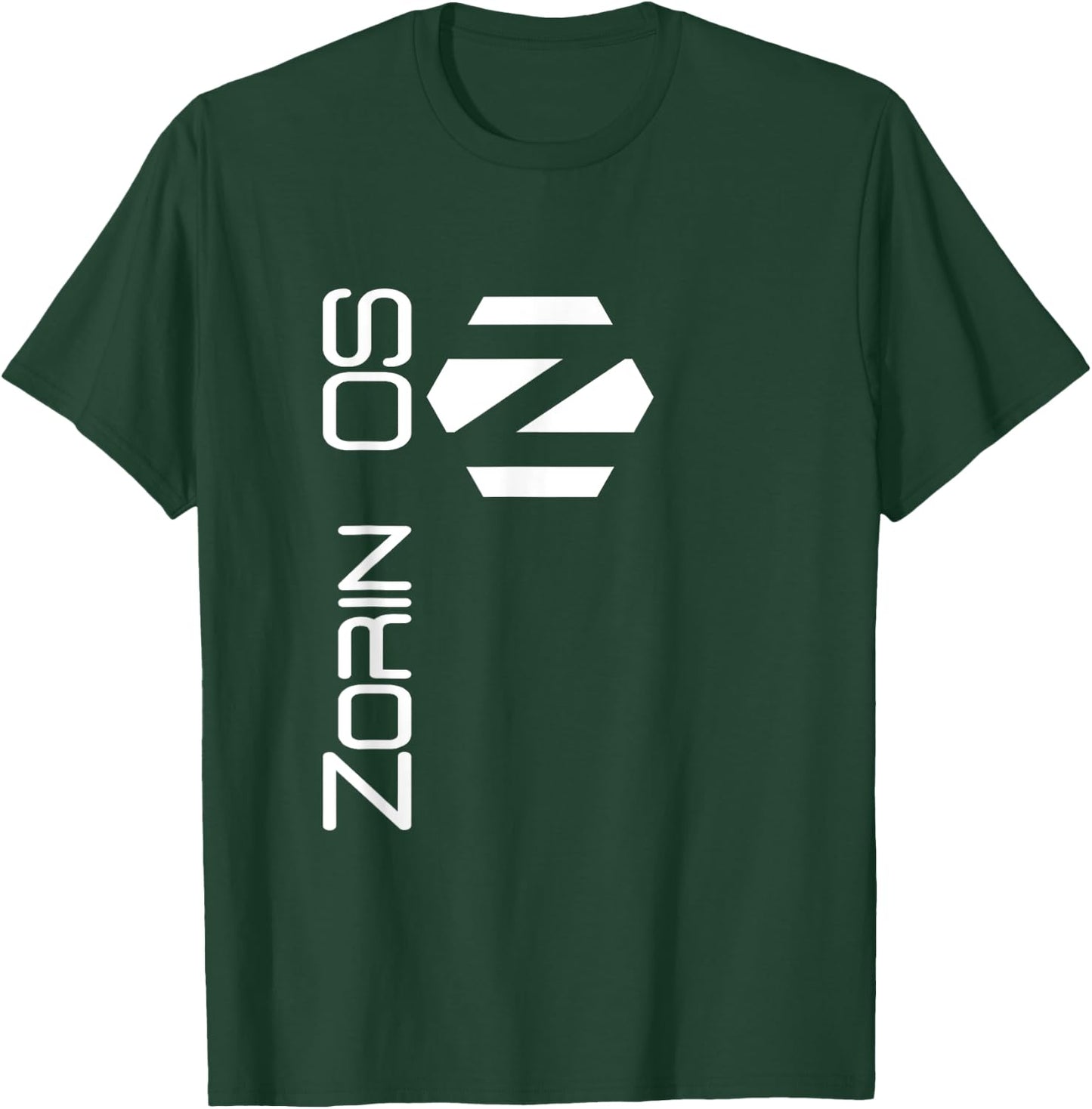 Linux Zorin OS White Tagline and Logo Open Source Os T-Shirt - T-Shirt | Forest