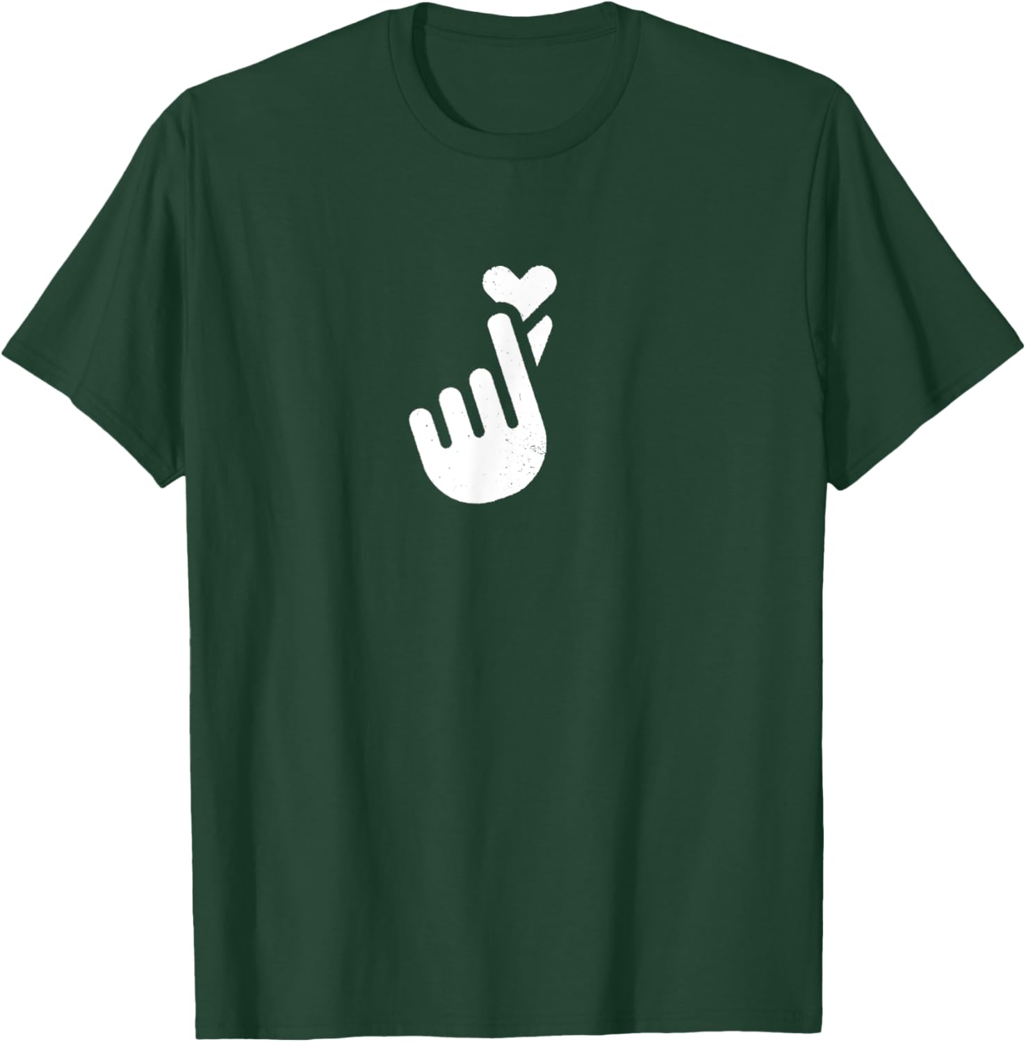 Finger Heart T-Shirt - T-Shirt | Forest