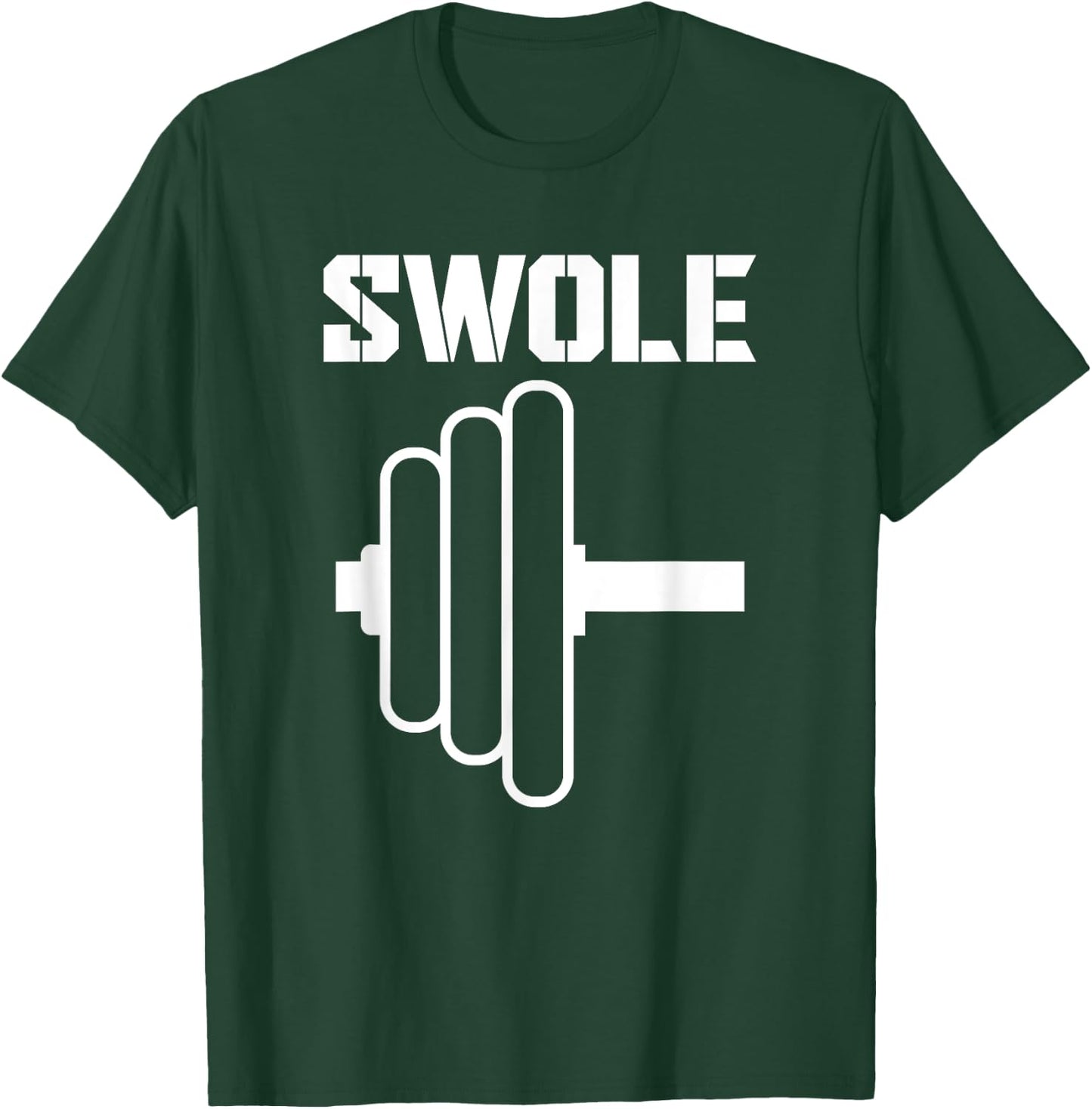 Swole Mates Funny Workout Couples Valentines Day Gym Fitness T-Shirt - T-Shirt | Forest