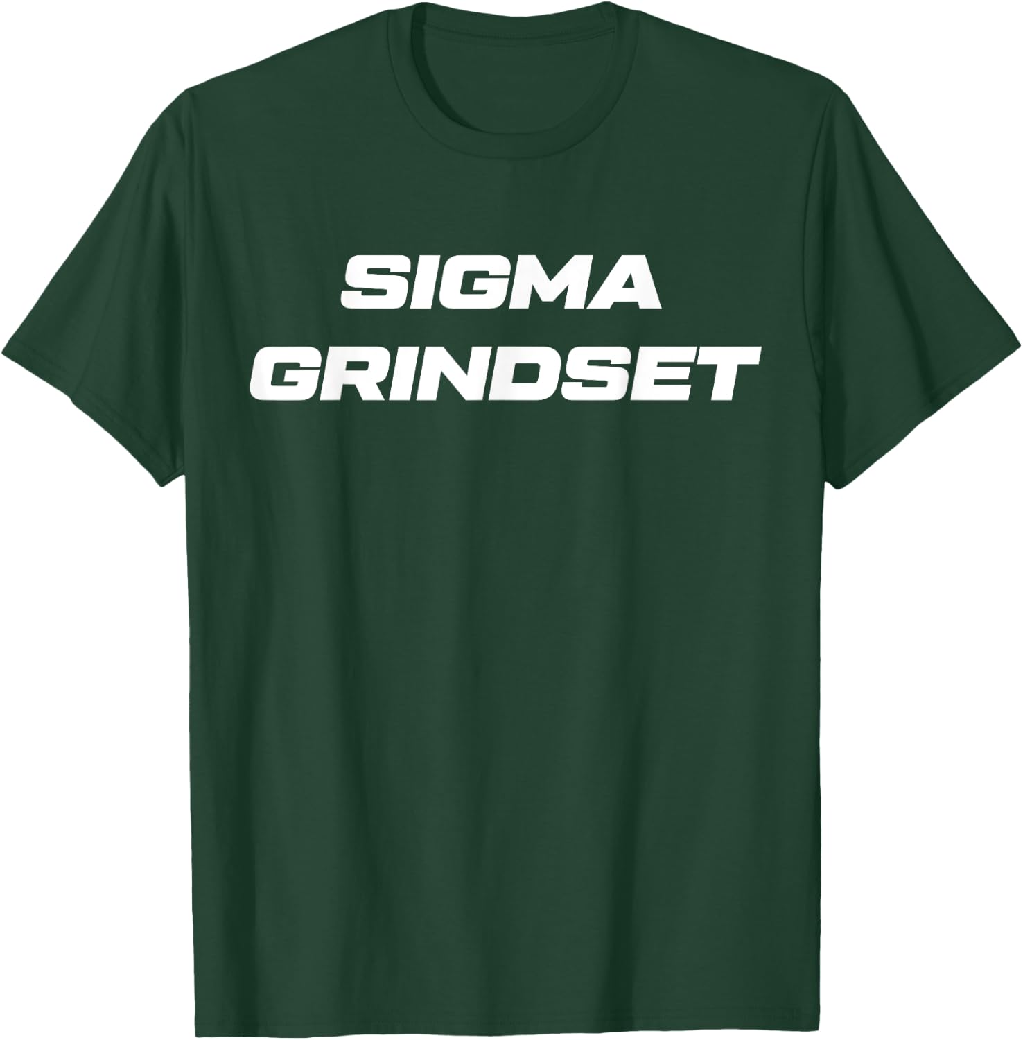 Aesthetic Sigma Grindset Cool Loner Wolf Sigma Male Meme T-Shirt - T-Shirt | Forest