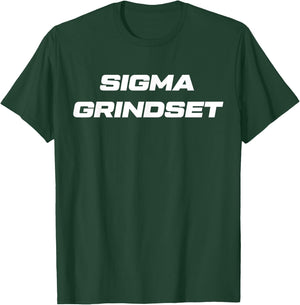 Aesthetic Sigma Grindset Cool Loner Wolf Sigma Male Meme T-Shirt - T-Shirt | Forest