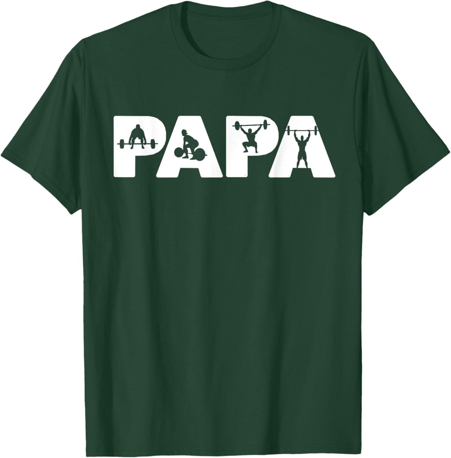 Weightlifting Dad Funny Dad Weightlifting Dad T-Shirt - T-Shirt | Forest