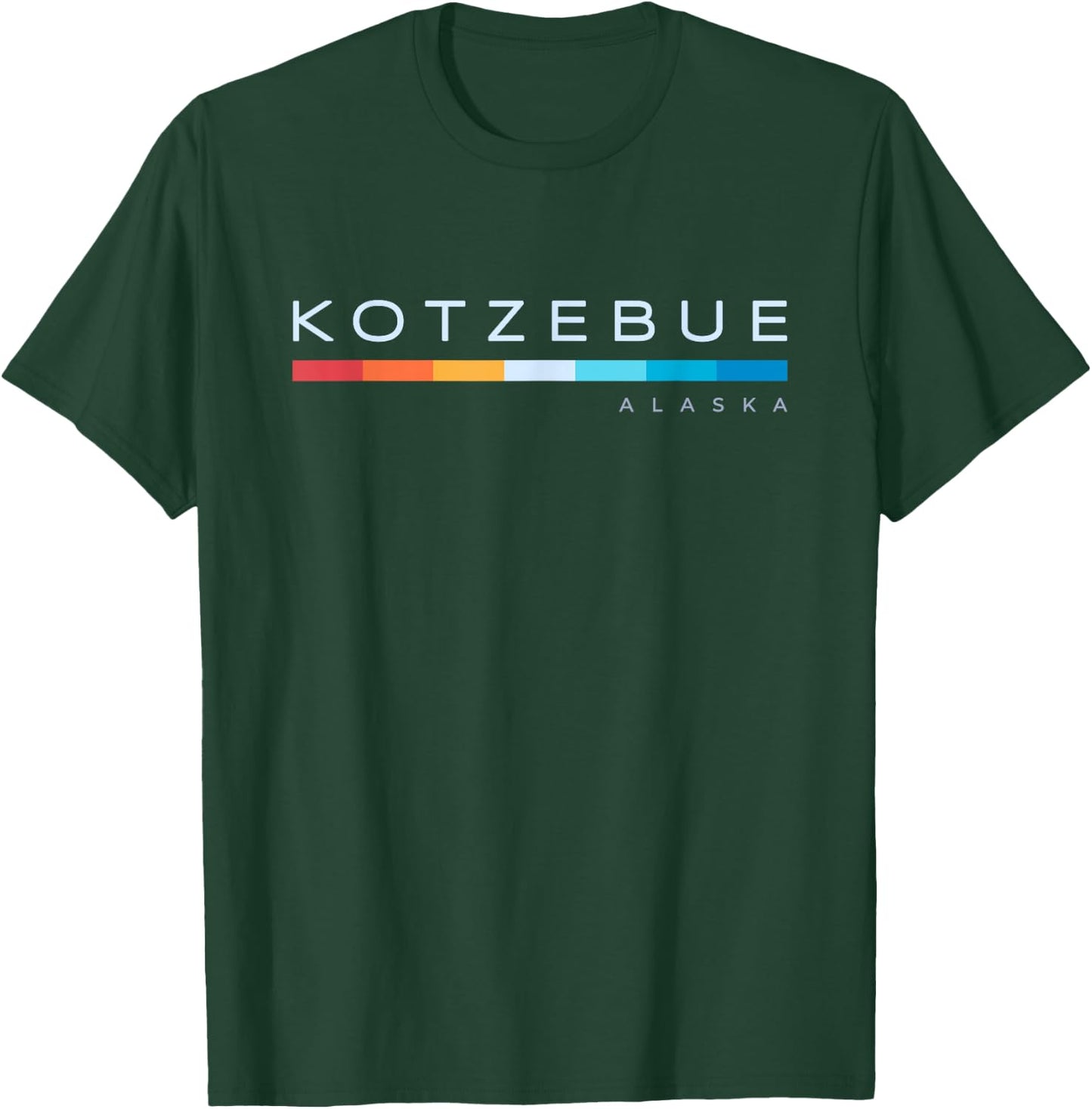 Kotzebue AK Alaska Retro Design T-Shirt - T-Shirt | Forest