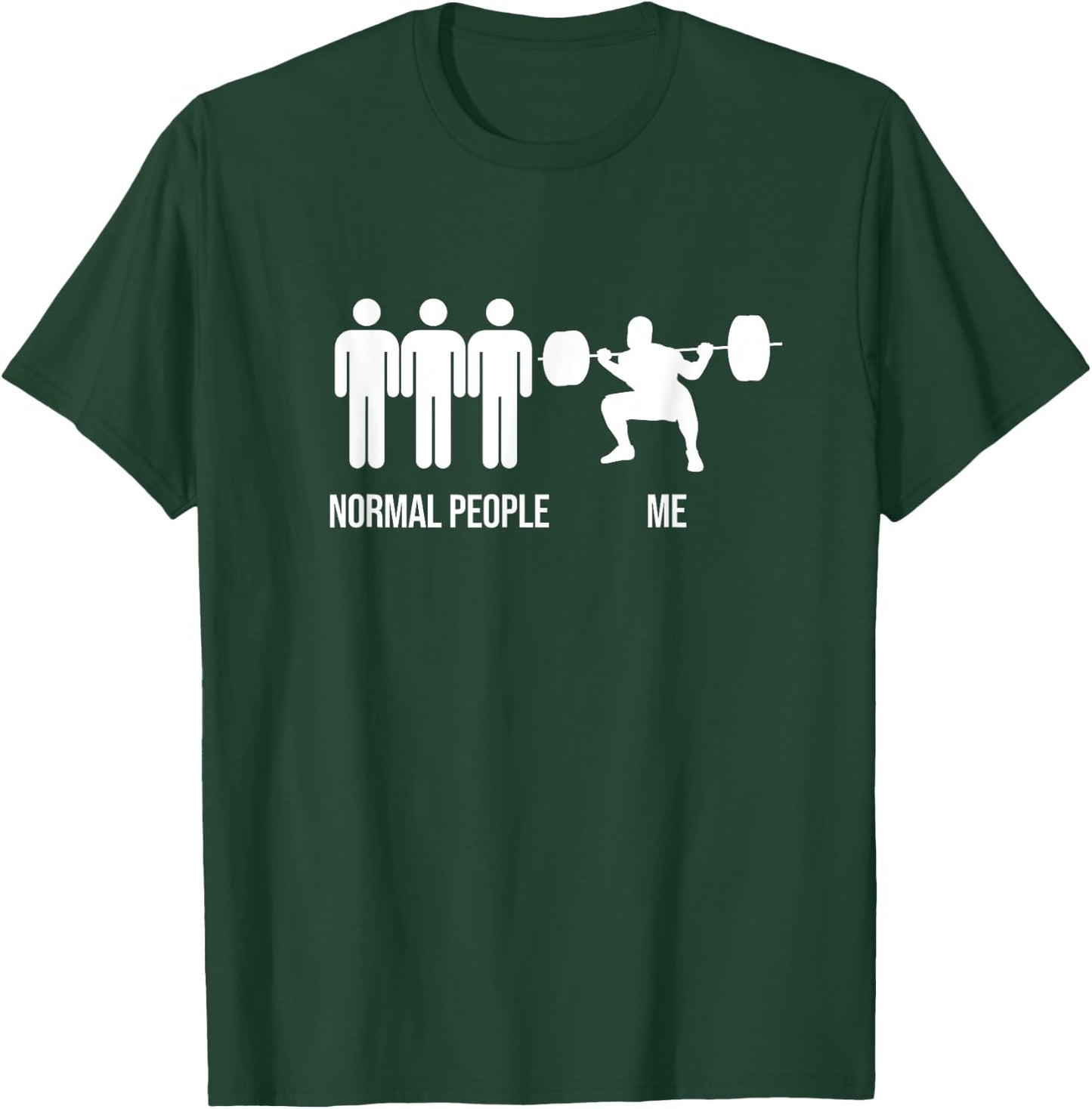 Funny Gym Workout Fitness Bodybuilding Sports Weightlifters T-Shirt - T-Shirt | Forest