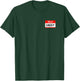 Hello My Name is Daddy Funny Name Tag Costume T-Shirt - T-Shirt | Forest