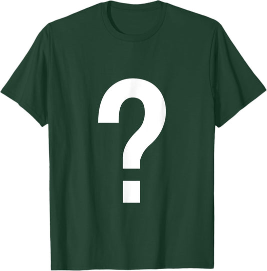 Question Mark Couple Guess Who Costume T-Shirt - T-Shirt | Forest